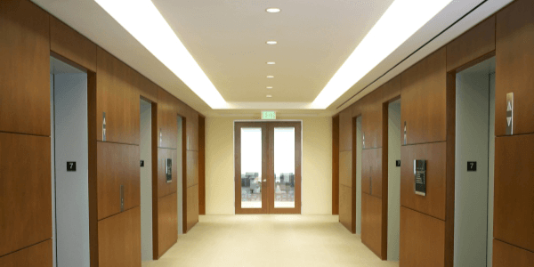Commercial Lighting hallway office